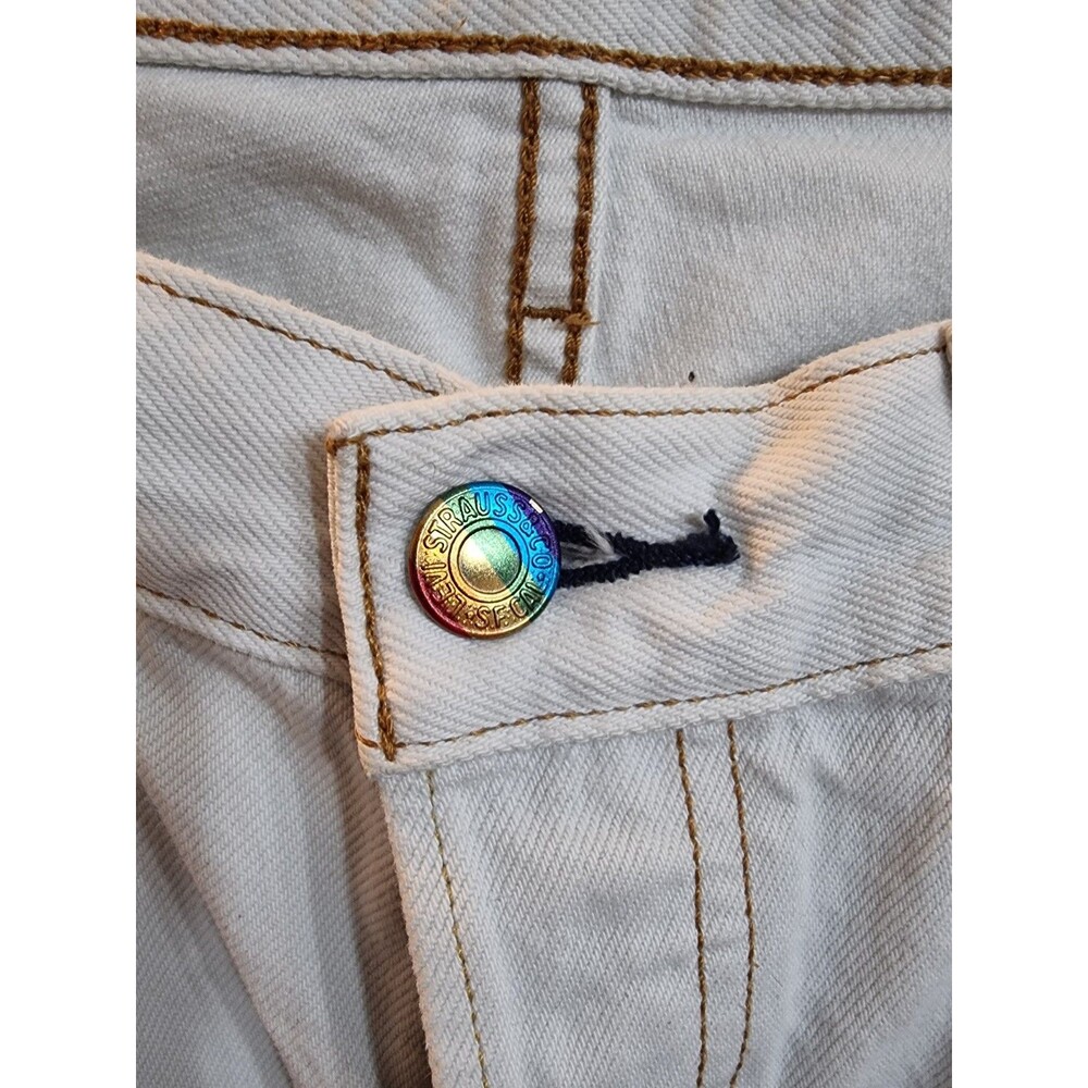 Levi's 501 Jeans Pride Collection W27 L32 Washed Button Fly Straight Leg